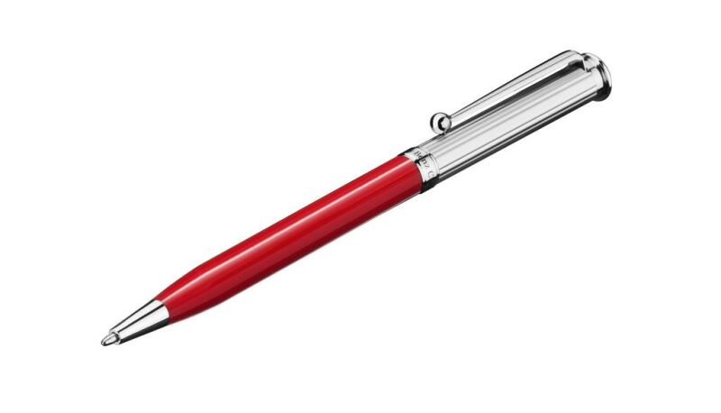 Kugelschreiber / rot, Metall