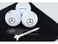 Golf-Geschenkset, groß / schwarz, 100% Polyester