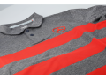 Golf-Poloshirt Herren / S, grau / rot