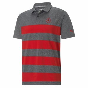 Golf-Poloshirt Herren / XXL, grau / rot