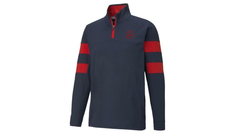Golf-Sweater Herren / XL, navy / rot