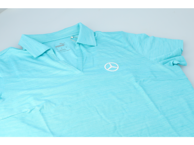 Golf-Poloshirt Damen / S, türkis