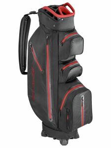 AMG Golf-Cartbag / schwarz / rot, 100% Polyamid