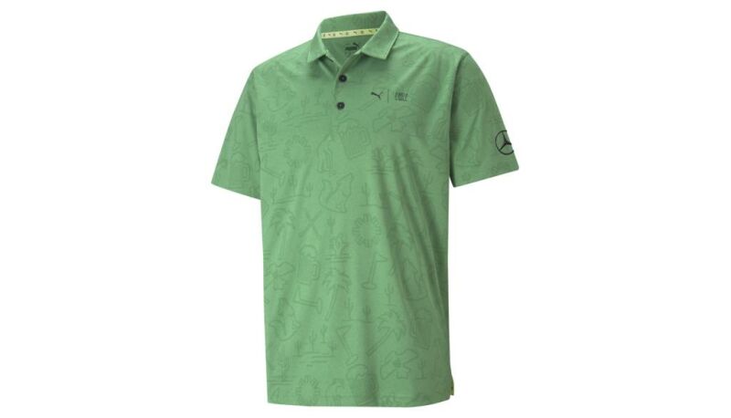 Golf-Poloshirt Herren / M, grün