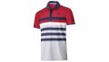 Golf-Poloshirt Herren / rot / wei&szlig;, XL