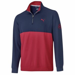 Golf-Sweater Herren / navy / rot, XXL