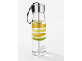 Trinkflasche, Myflavour, 0,75 l / transparent / silberfarben, Tritan, eva solo