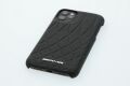 AMG Hülle für iPhone® 11 Pro / schwarz, 45% Polycarbonat / 45% Rindleder / 10% Metall