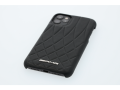 AMG Hülle für iPhone® 11 Pro / schwarz, 45% Polycarbonat / 45% Rindleder / 10% Metall