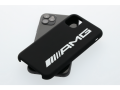 AMG Hülle für iPhone® 11 Pro / schwarz / weiß, 44% Polycarbonat / 40% Silikon / 16% Mikrofaser
