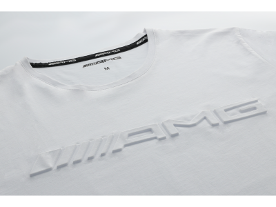 AMG T-Shirt Herren / weiß, XS