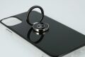 Hülle für iPhone® 11 mit Ring / schwarz / transparent, Polycarbonat /  TPU /  Metall