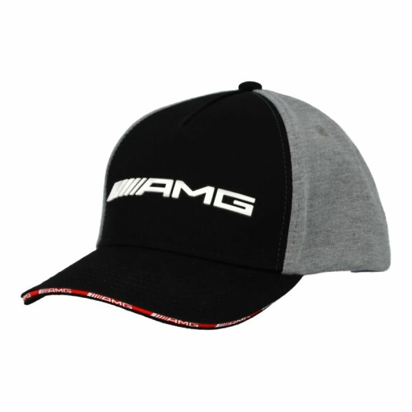 AMG Cap Kinder / schwarz / grau, 100% Baumwolle / 60% Polyester / 40% Baumwolle