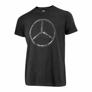 T-Shirt Herren / schwarz, 95% Baumwolle / 5% Elasthan, M