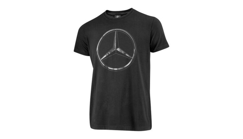 T-Shirt Herren / schwarz, 95% Baumwolle / 5% Elasthan, L