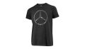 T-Shirt Herren / schwarz, 95% Baumwolle / 5% Elasthan, XL