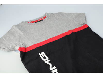 AMG T-Shirt Kinder / schwarz / grau / rot, 116 / 122