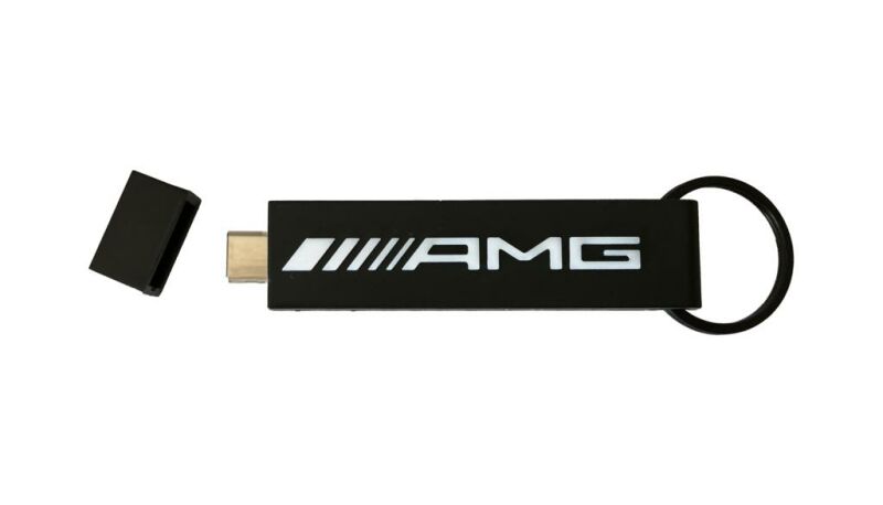 Mercedes-AMG USB-C-Stick, 32 GB / schwarz, Kunststoff