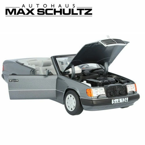 Modellauto Mercedes 300 CE-24 Cabriolet A 124 (1991-1993) / perlmuttgrau, 1:18