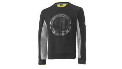 AMG Sweatshirt / schwarz / grau melange / gelb, XXL