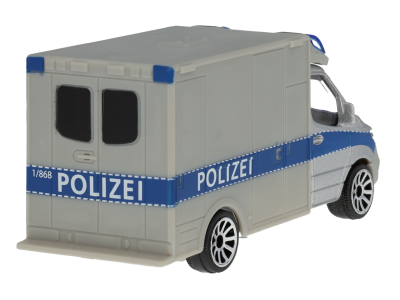 Sprinter, Polizei / silberfarben, Majorette, 7,62 cm (3...