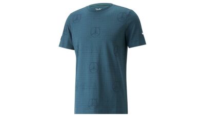 T-Shirt Herren / blau, XS
