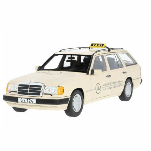 Modellauto 300 D S 124 (1989-1993), T-Modell, Taxi, 1:18