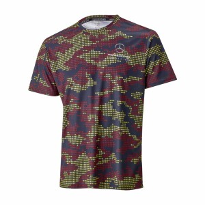 T-Shirt Herren / schwarz / rot / gelb, XL