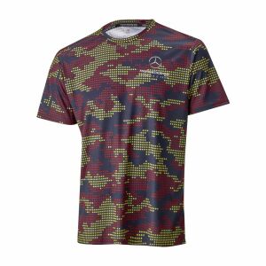 T-Shirt Herren / schwarz / rot / gelb, XXL