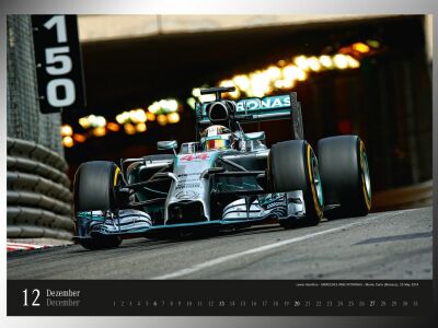 Wandkalender, Formel 1 2015