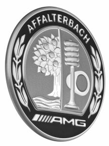 AMG Radnabenabdeckung, mit AMG Wappen / silberfarben /...