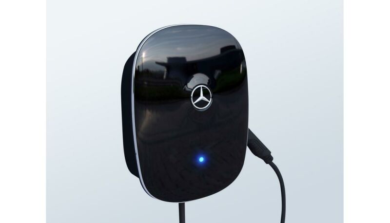 Mercedes-Benz Wallbox Home, mit fest verbundenem Ladekabel, bis 22 kW, TWN, PAN, CYM /