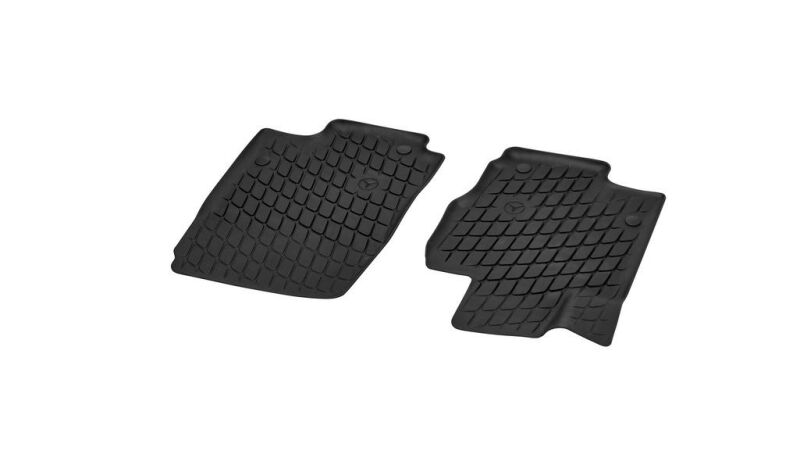 Allwettermatten Dynamic Squares, Fahrer-/Beifahrermatte, 2-teilig / LL, schwarz