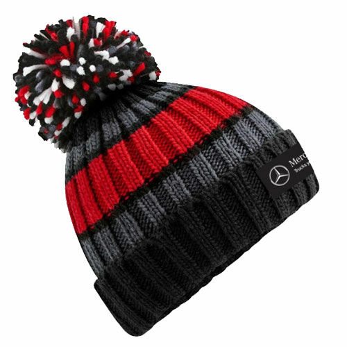 Original Mercedes-Benz Truck Wintermütze Beanie – Schwarz Rot