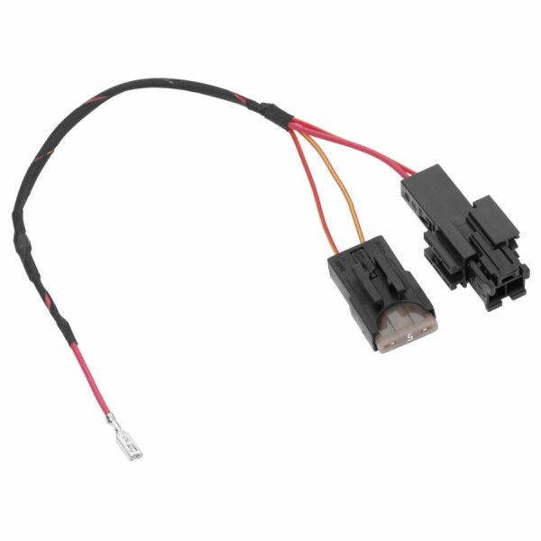 Mercedes Stern beleuchtet, Kabelsatz, Y-Kabel / Kunststoff, schwarz / rot