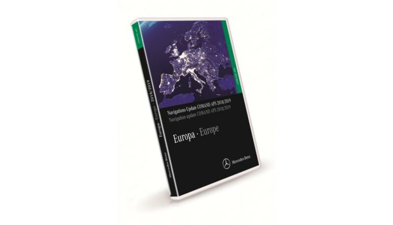 Navigations-DVD, COMAND APS, Europa, Version 2018/2019, Final Edition / grün, NTG1