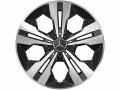 5-Doppelspeichen-Rad, Aero, 45,7 cm (18 Zoll), glanzgedreht / 7,5 J x 18 ET 53, schwarz