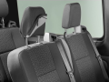 Schonbezug, 2-Wege-Kopfstütze, Standard, Front und Fahrgastraum / schwarz