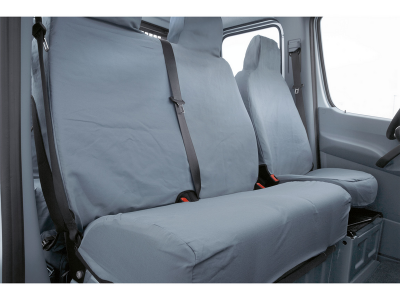 Schutzbezug, Doppel-Beifahrersitz / grau, LL/RL